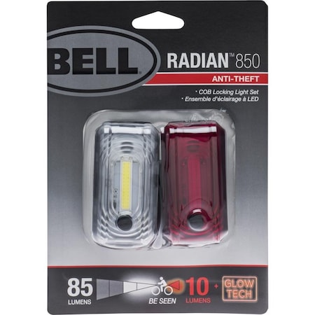 BICYCLE LIGHTS SET RED/WHITE
